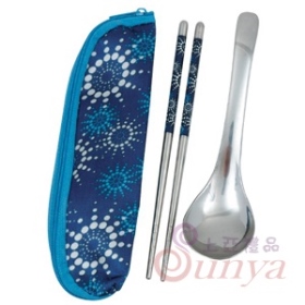 太陽花海尼餐具組(藍)