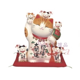 7053彩繪祈福大開運招財貓