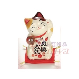 7545錦彩良緣成就招財貓