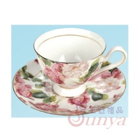 GW-704花榭舞影咖啡杯盤