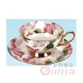 GW-703花榭舞影咖啡杯盤