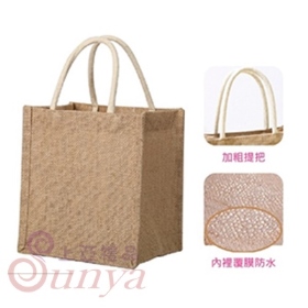 BAG-8796 無印風麻布手提袋(A6)